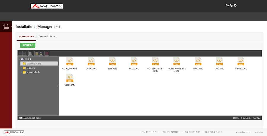 Web server2 promax ranger mini web