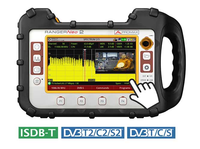 promax ranger neo2 touch screen web